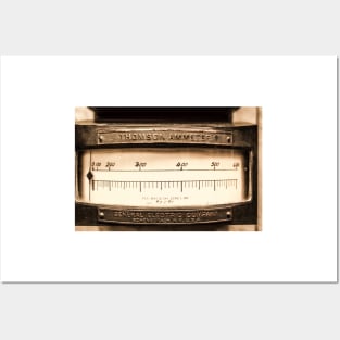 Vintage Thompson Ammeter  2 Posters and Art